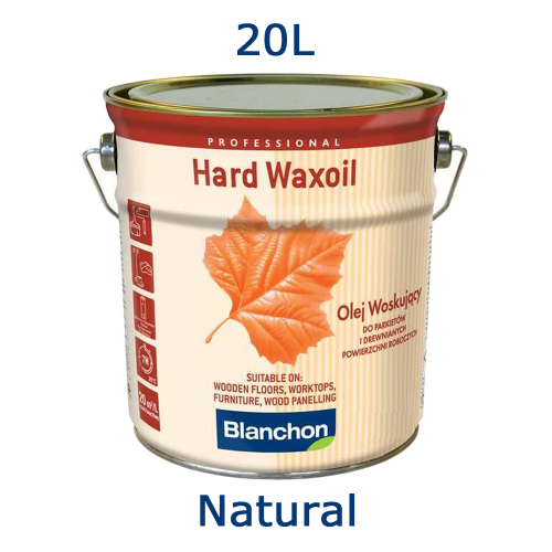 Blanchon HARD WAXOIL (hardwax) 20 ltr (one 20 ltr can) NATURAL 08721081 (BL)